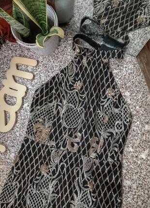 Вечірня сукня з блискітками сукня на випуск 4