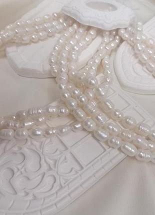 Чокер ожерельяе из натуральных жемчужин жемчуга