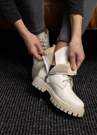❄️❤️якісна натуральна шкіра❤️❄️ черевики, ботинки зимові на хутрі