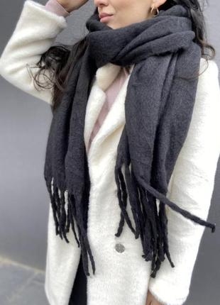 🤍❄️basic теплий зимовий шарф/дреди 🤍❄️3 фото