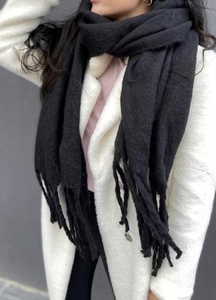 🤍❄️basic теплий зимовий шарф/дреди 🤍❄️4 фото