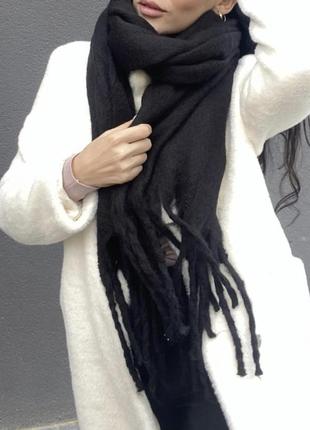 🤍❄️basic теплий зимовий шарф/дреди 🤍❄️5 фото