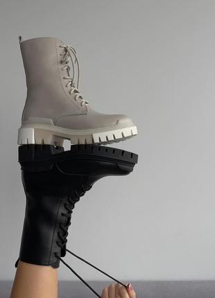❄️❤️якісна натуральна шкіра❤️❄️ теплі черевики зимові на овчині