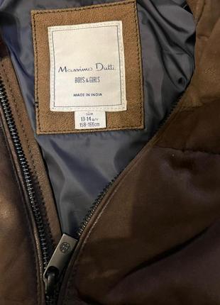 Куртка шкіряна massimo dutti2 фото