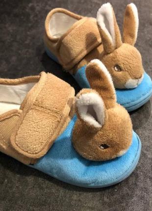 Дитячі капці зайчики m&s розмір 26-27  17,5 см по устілці