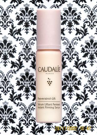 Укрепляющая подтягивающая сыворотка лифтинг caudalie resveratrol lift instant firming serum1 фото