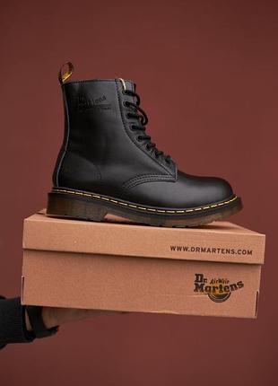 Черевики чоловічі зимові ❄️ dr. martens Leopard 1460 black v2