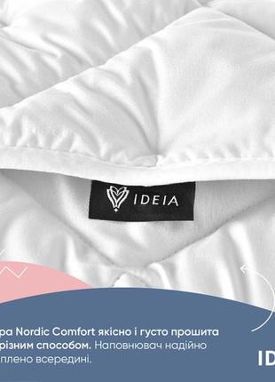 Ковдра nordic comfort літня тм ideia 140х210 см білий6 фото