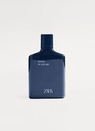 Туалетная вода для мужчин zara w/end till 3:00 am 100 ml. тестер1 фото