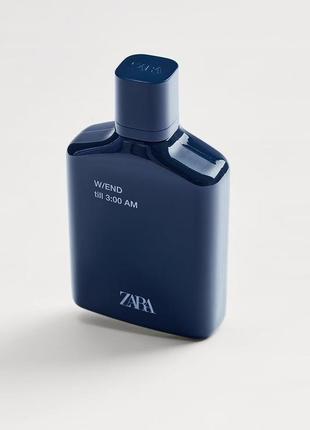 Туалетная вода для мужчин zara w/end till 3:00 am 100 ml. тестер2 фото