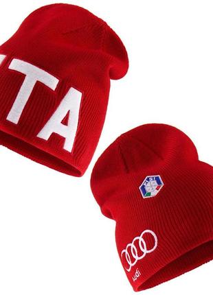 Шапка kappa italya audi fisi красная оригинал