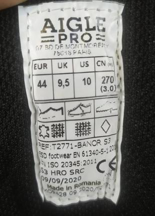 Зимние тактические ботинки aigle scarpa banor s3
