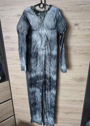 Детский костюм скелет, оборотень, вовкулака на 11-12 лет