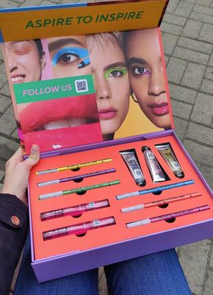 Ексклюзивний подарунковий набір косметики beauty box lamel cosmetics 11 засобів бьюти бокс