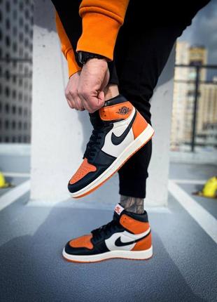 Кросівки nike air jordan 1 retro reverse shattered backboard