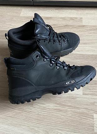 Ботинки кожаные salomon gore-tex размер 44