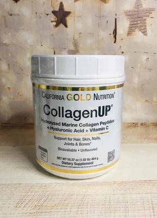 California gold collagen колаген з гіалуроновою кислотою 464г