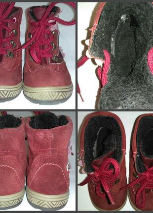 Фірмові, демісезонні черевики richter з мембраною richtex, розмір 20, 12,5 см2 фото