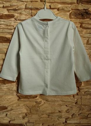 Реглан/футболка/сорочечка kiabi (франція) на 9-12 місяців (розмір 73-76)3 фото