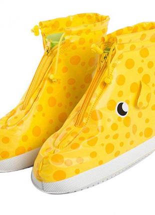 Дощовики для взуття clg17226s розмір s 20 см (жовтий)