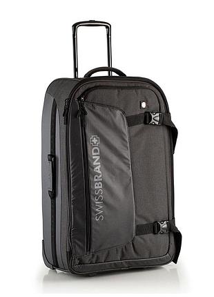 Сумка дорожня на колесах swissbrand durham (s) black (swb_ltdur001s)