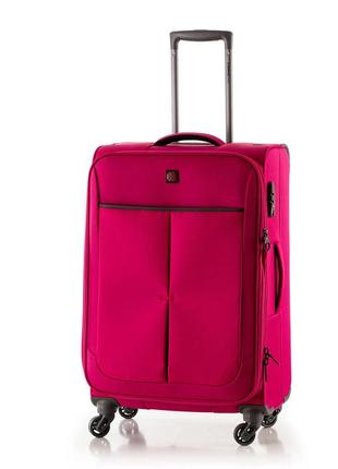 Валіза swissbrand silkeborg (s) fuchsia/light grey (swb_llsil941s)