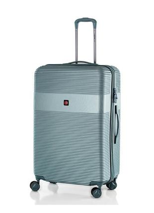 Дорожный чемодан на колесах swissbrand cairo (s) teal (swb_lhcai503s)
