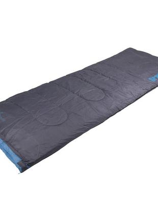Спальный мешок одеяло bo-camp graphite l 10° grey/blue (3605753)