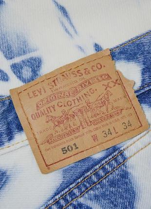 Levi’s vintage 501 custom jeans usa w34/l34 джинсы левайс8 фото