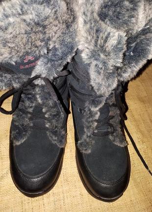 39р-25 см кожа ботинки kamik на мороз отличное состояние3 фото