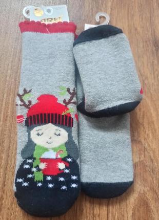 Теплі, махрові шкарпетки1 фото