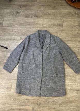 Пальто h&m оверсайз
