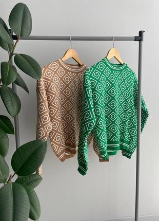 Стильний светр із принтом💎