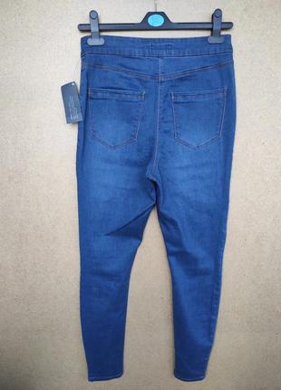 Мягкие джинсы скини стрейтч высокая посадка matalan7 фото