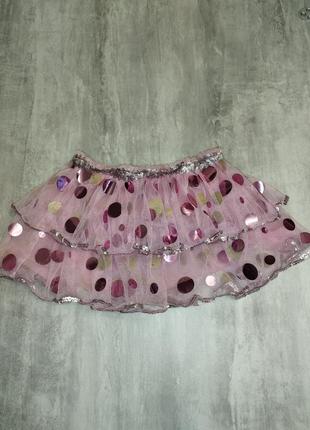 Юбка для танцев на пояс прозрачная.