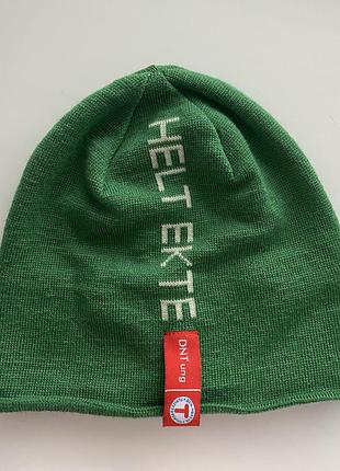 Шапка зелёная мужская