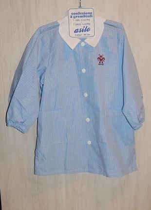 2 шт. дитячий халатик в клітинку