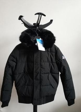 Зимняя мужская стеганная  куртка бомбер maison courch silene франция оригинал2 фото