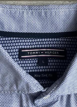 Сорочка\рубашка tommy hilfiger new york fit micro dobby shirt3 фото