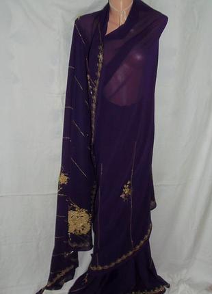 Сари,индийское сари р.one size