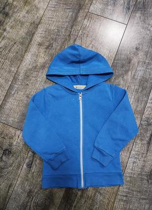 Толстовка, кофта на блискавці з капюшоном, худі, h&m, р. 104-110, 4-5 роки