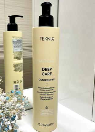 Lakme teknia deep care conditioner 300мл. - кондиционер для сухих и поврежденных волос1 фото