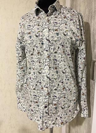 Сорочка принт комахи
