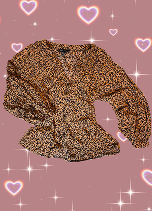 Блузка леопардовая от бренда newlook 😎5 фото