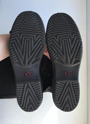 Шкіряні зимові чоботи ugg 40-41 р утеплені з хутром5 фото
