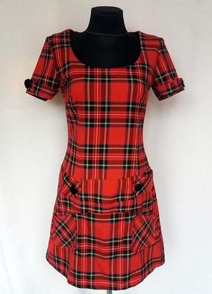 Суперціна. стильне плаття, шотландська клітка. туреччина. нове, р. 42-46