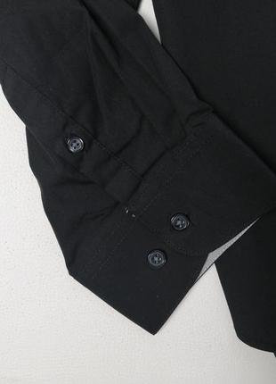 Мужская черная оригинальная рубашка американского бренда kenneth cole4 фото