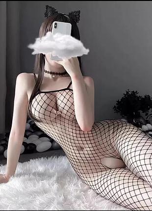 Комбинезон сетка, бодисьют, бодистокинг