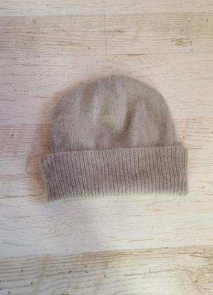 Легка ангорова шапка біні h&m