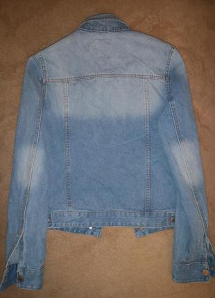 Джинсовая куртка с карманами джинсовка2 фото